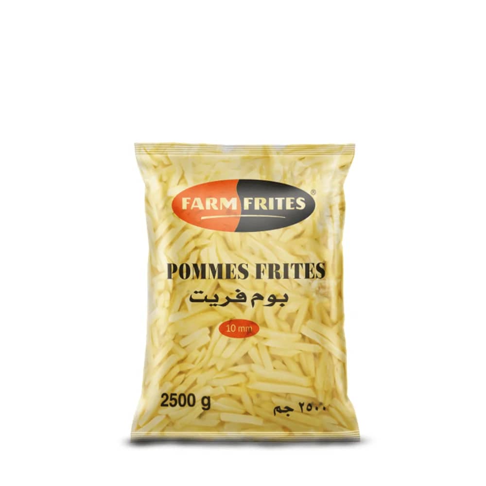 بطاطس فارم فريتس سميكه 2.5 كجم(12.5 كجم)